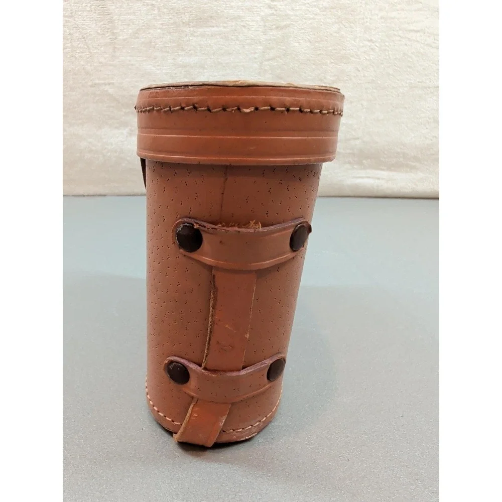 Vintage Daylite 6x30 Binoculars Tan Leather Case and Strap Mid-Century Japan